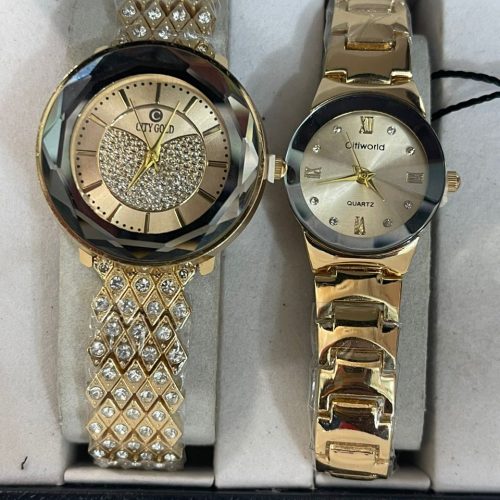 Coffret de 2 séries de montres pour femme