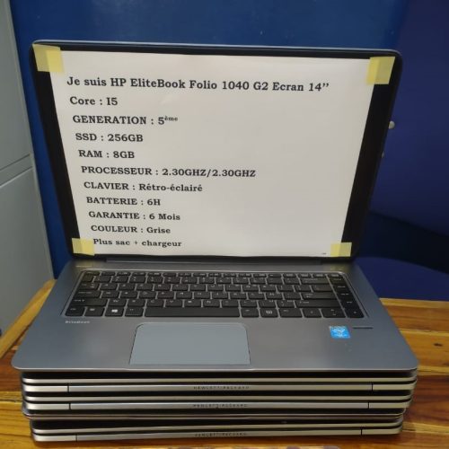 PC Portatif HP EliteBook Folio 1040 G2 Ecran 14″