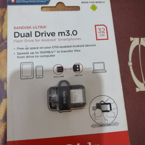 Carte mémoire SanDisk 32 GB Ultra Dual Drive m3.0
