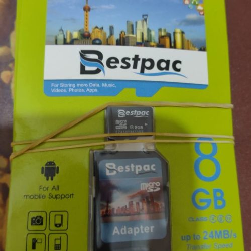 Carte mémoire Bestpac 8 GB