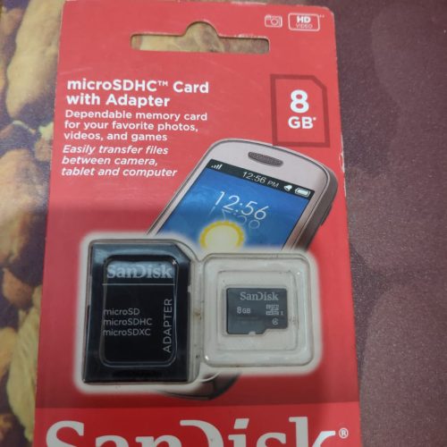 Carte mémoire SanDisk 8 GB