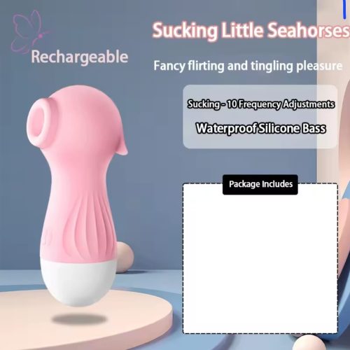 Stimulateur Clitoridien à Aspiration – « Sucking Little Seahorses » (Rose)